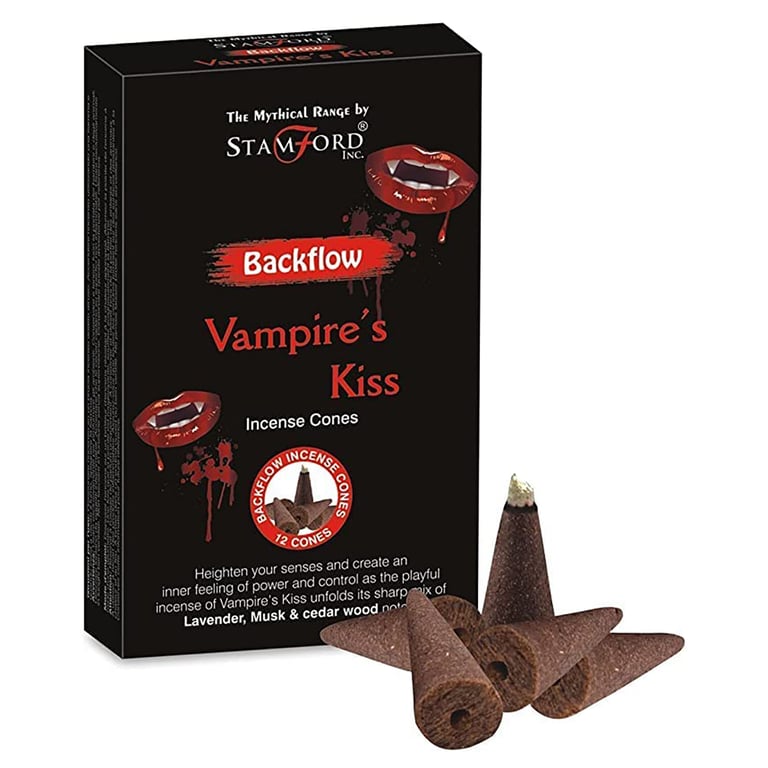 Vampire Kiss Mythical Backflow Cones - Elegant Vampire Themed Yard Decoration