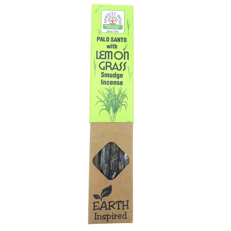 Earth Inspired Smudge Incense - Lemon Grass, Natural Home Purification and Relaxation Aid
