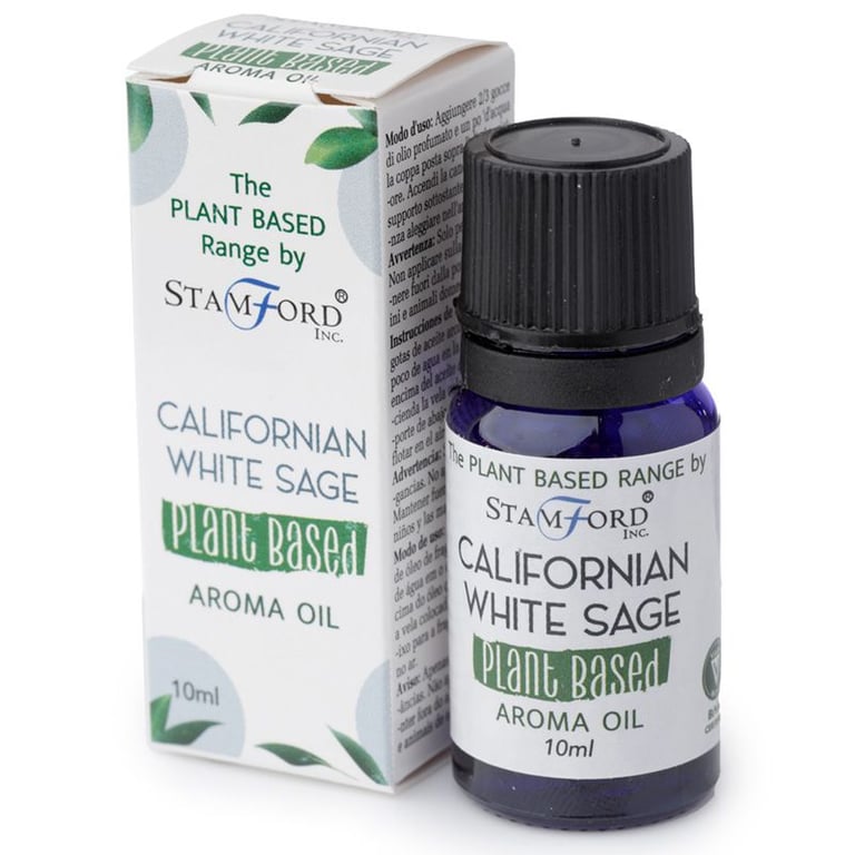 Californian White Sage Plant Based Aroma Oil - Natural Fragrance for Home Scenting and Aromatherapy