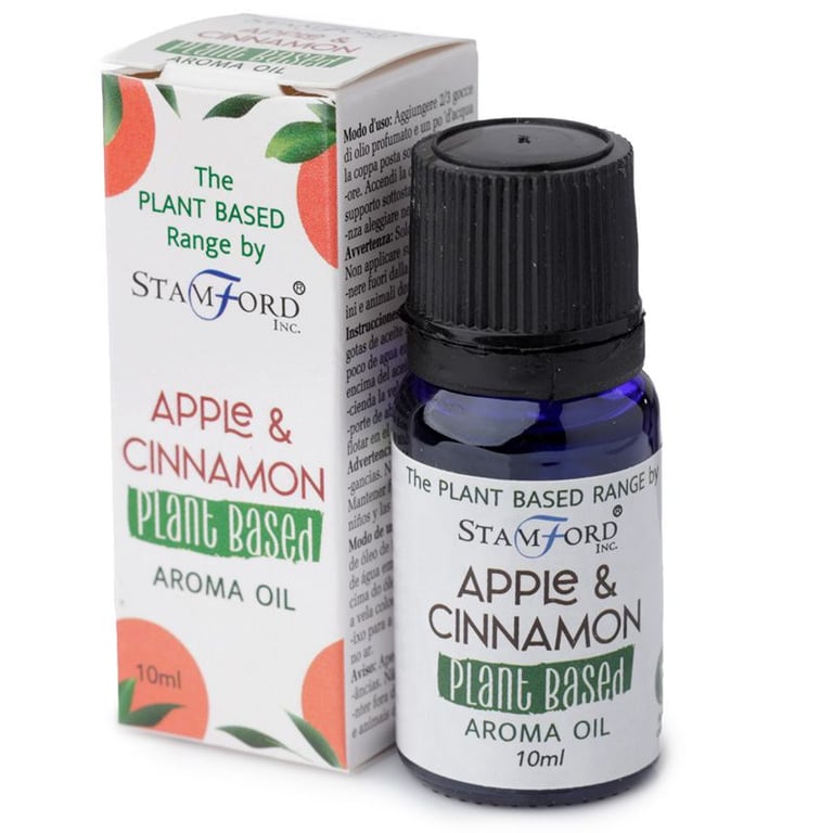 Plant Based Apple Cinnamon Aroma Oil - Natural Home Fragrance for Kitchen & Living Spaces