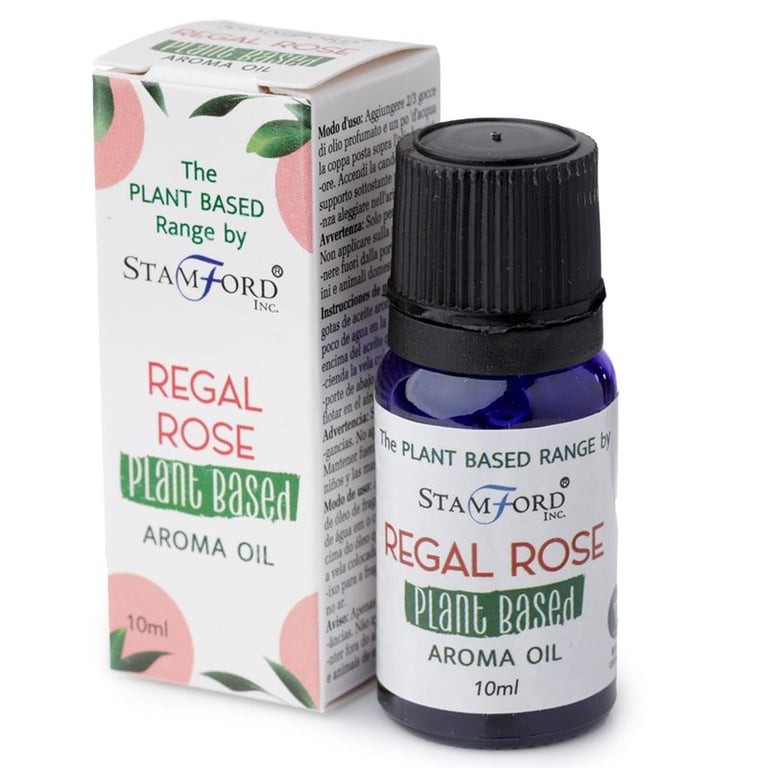Plant Based Regal Rose Aroma Oil - Natural Home Fragrance & Wellness Product