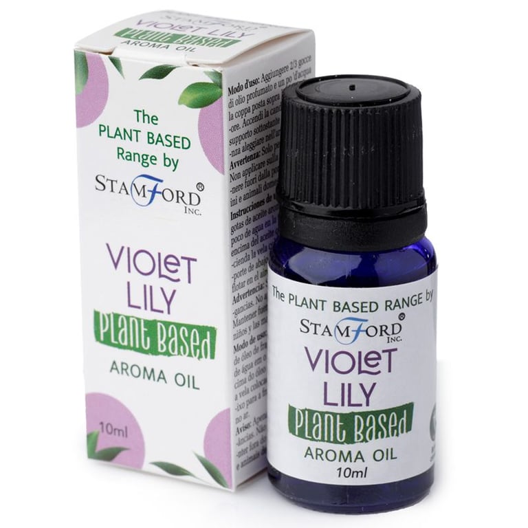 Plant Based Violet Lilly Aroma Oil - Natural Home Fragrance & Relaxing Essential Oil Blend