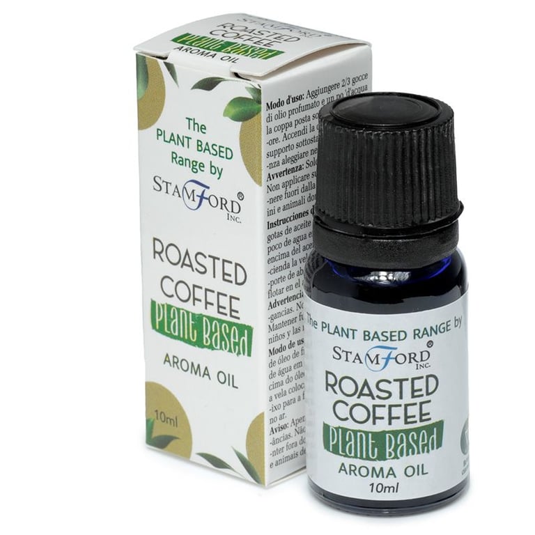 Plant Based Aroma Oil - Roasted Coffee Home Fragrance Oil - Natural Plant-Based Scent