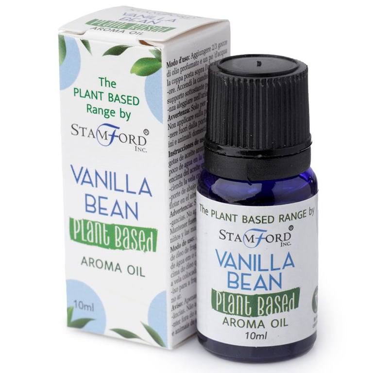 Plant Based Vanilla Bean Aroma Oil - Natural Home Fragrance