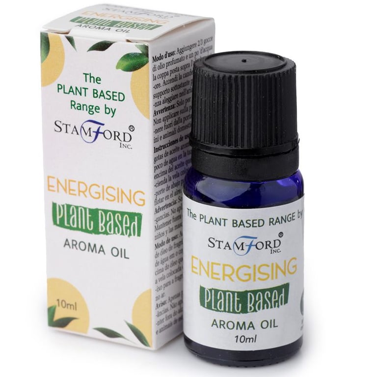 Energising Plant Based Aroma Oil - Natural Stress Relief Home Fragrance Oil