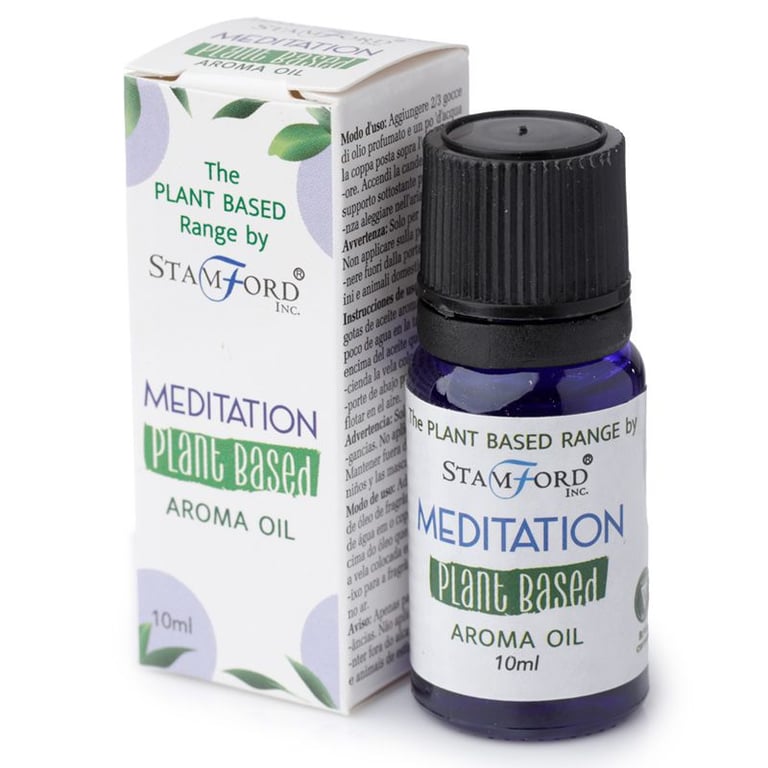 Plant-Based Aroma Oil for Meditation and Relaxation - Natural Essential Oil for Home Fragrance