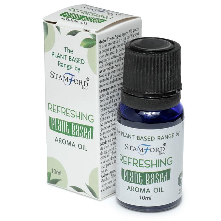 Plant-Based Aroma Oil - Refreshing Home Fragrance with Natural Essential Oils