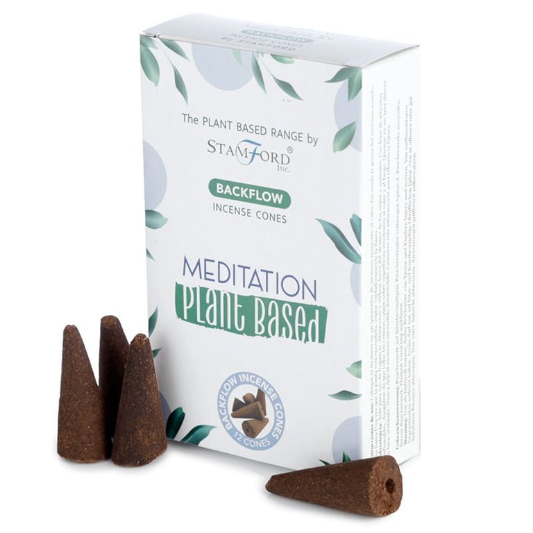 Plant Based Backflow Incense Cones - Natural Meditation Aromatherapy