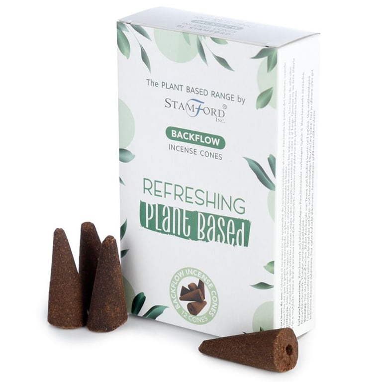 Plant Based Backflow Incense Cones - Refreshing Natural Home Fragrance