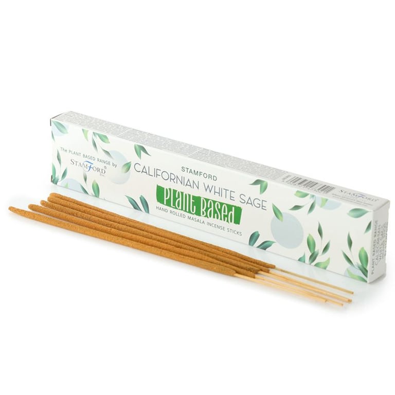 Californian White Sage Plant Based Masala Incense Sticks - Natural Home Aromatherapy