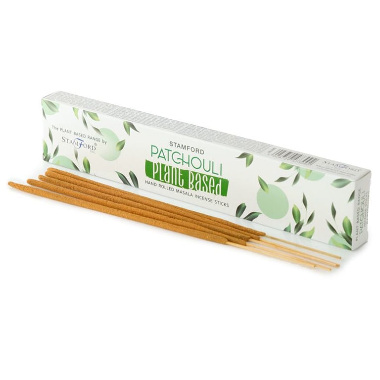 Organic Patchouli Plant Based Incense Sticks - Natural Home Fragrance
