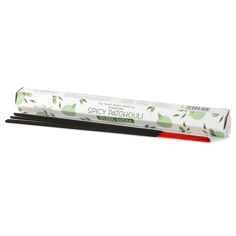 Plant Based Spicy Patchouli Incense Sticks - Natural Home Fragrance for Relaxation