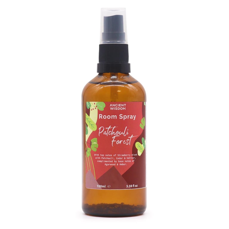 Patchouli Forest Summer Room Spray - 100ml Home Fragrance & Indoor Air Freshener