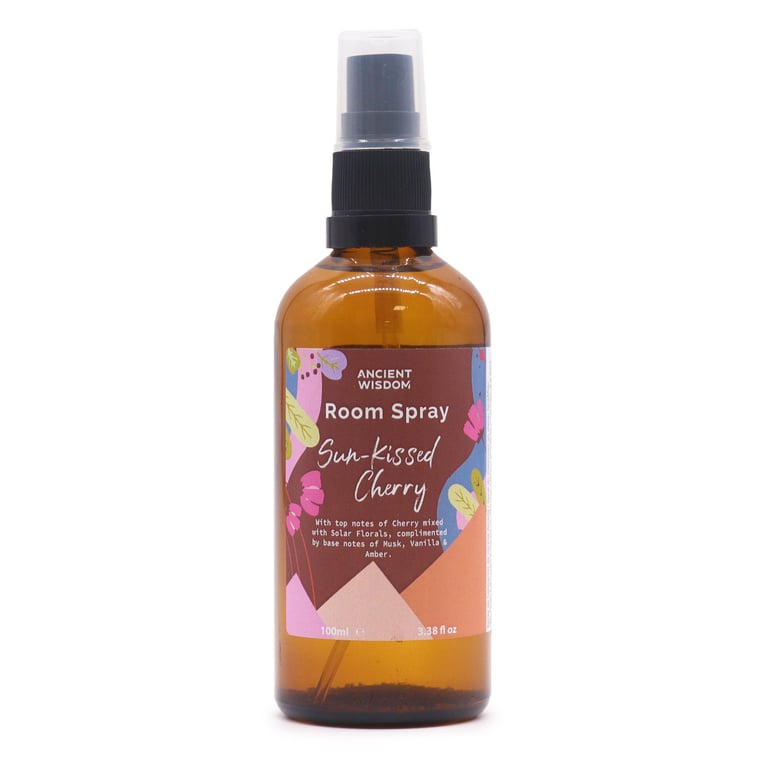 Sun-Kissed Cherry Summer Room Spray 100ml - Fresh Indoor Home Fragrance