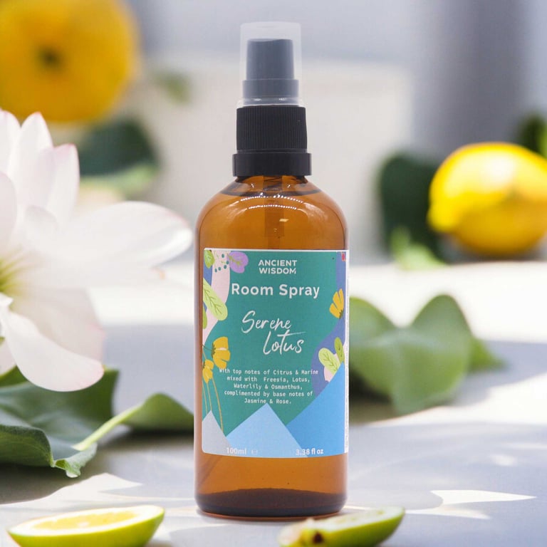 Serene Lotus Summer Room Spray - 100ml Relaxation and Home Fragrance