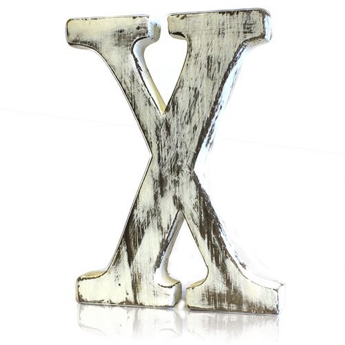 Shabby Chic Letters - X Rustic Wall Art Decor Signage Home Decor Letters