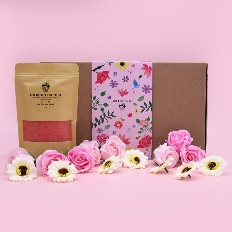 Natural Salt Soak Set - Relaxing Aromatherapy by Passion