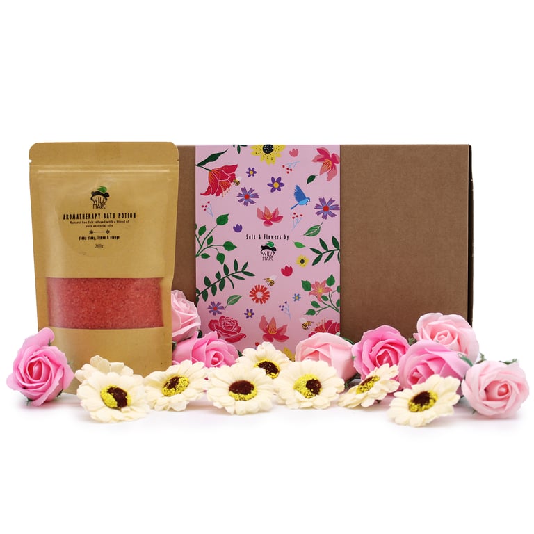 Natural Salt Soak Set - Relaxing Aromatherapy by Passion