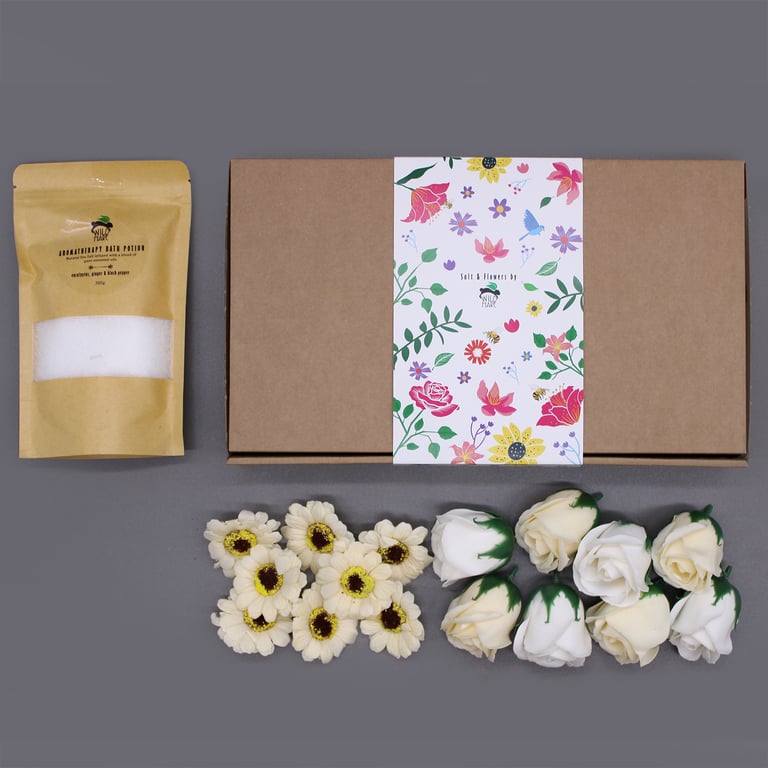 Natural Cold & Flu Relief Salt Soak Set - Premium Quality