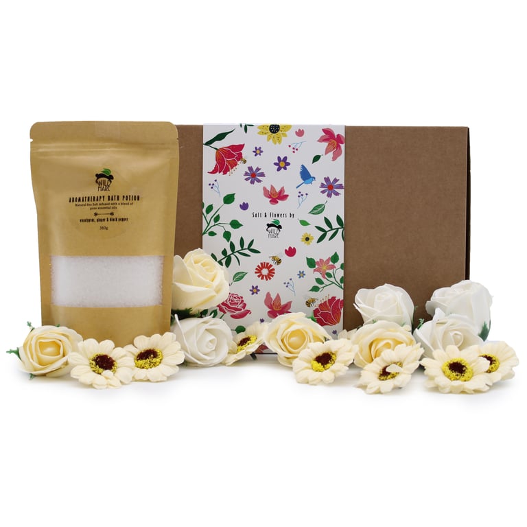 Natural Cold & Flu Relief Salt Soak Set - Premium Quality
