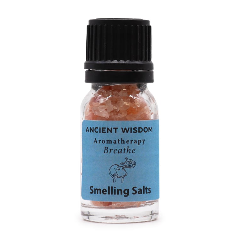 Breathe Aromatherapy Smelling Salt - Promotes Relaxation and Stress Relief with Essential Oil Inhaler for Home Fragrance