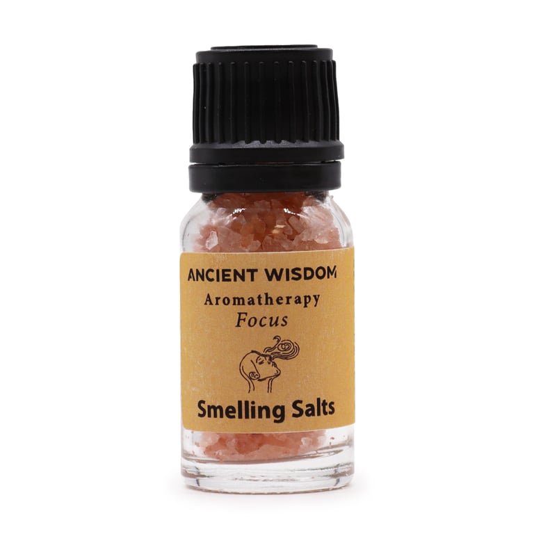 Focus Aromatherapy Smelling Salt - Natural Alertness Aid & Mental Clarity Enhancer