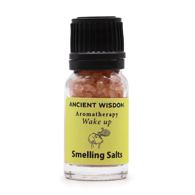 Wake Up Aromatherapy Smelling Salt - Energizing Essential Oil Boost for Morning Alertness and Focus