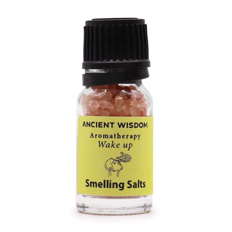Wake Up Aromatherapy Smelling Salt - Energizing Essential Oil Boost for Morning Alertness and Focus