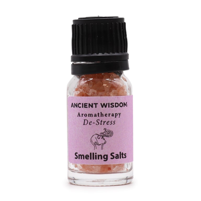 De-Stress Aromatherapy Smelling Salt - Home Spa Kit for Relaxation and Stress Relief