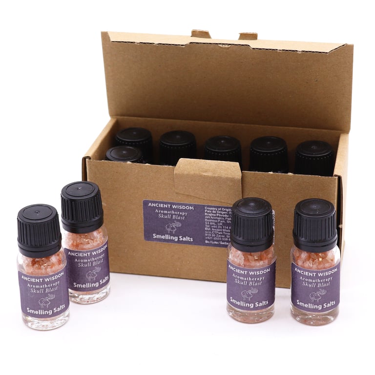 Skull Blast Aromatherapy Smelling Salt - Natural Stress Relief and Mood Booster