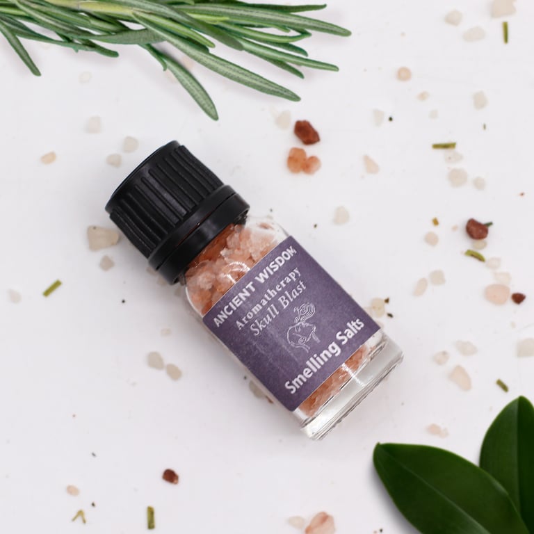 Skull Blast Aromatherapy Smelling Salt - Natural Stress Relief and Mood Booster