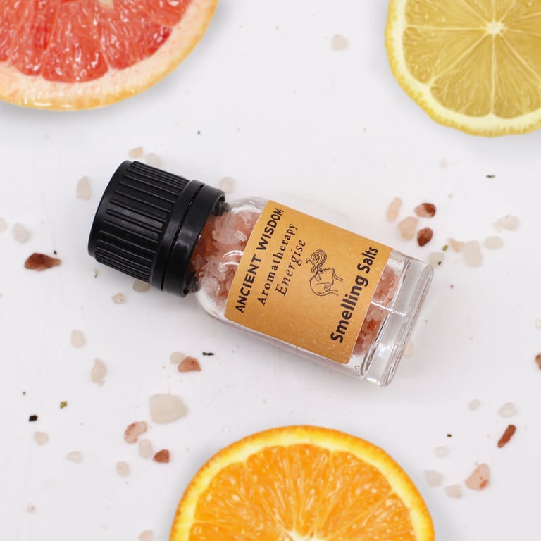 Energise Aromatherapy Smelling Salt - Instant Energy Boost & Home Fragrance Solution