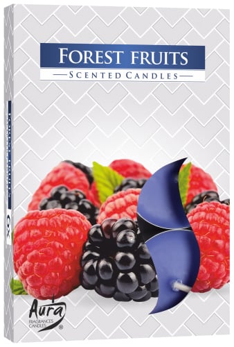 Forest Fruits Scented Tealight Candle Set - 6 Piece Home Fragrance Collection
