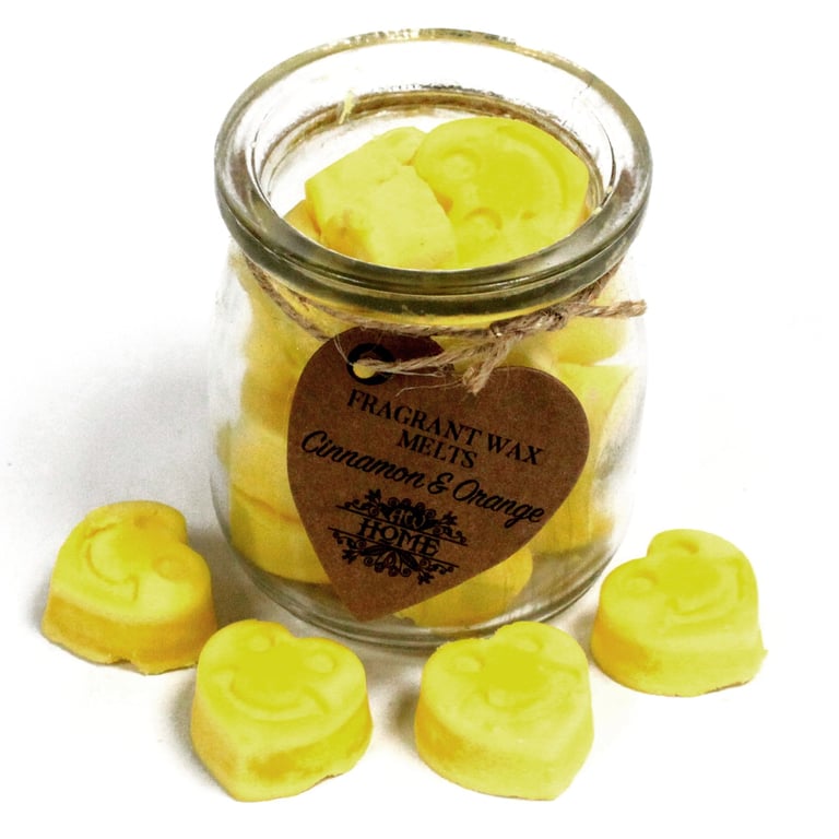 Soywax Melts Jar - Cinnamon & Orange Scented Candle Filler
