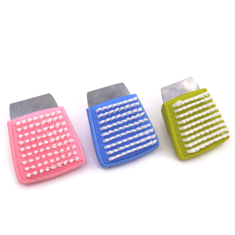 Himalayan Salt Block Cleaning Brush - Natural Food-Safe Scrubber Tool