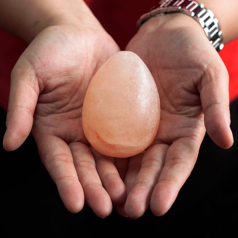 Natural Egg-Shaped Deodorant Stone - Odor Elimination & Skin Softening