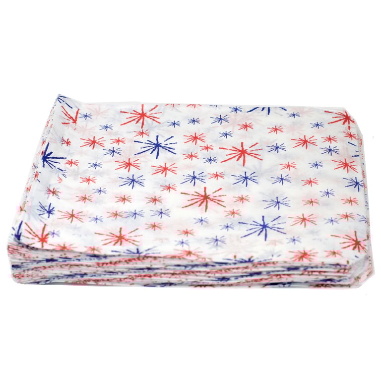 7x9 inch Starburst Paper Carrier Bags - Durable & Stylish
