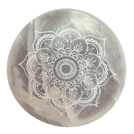 Small 8cm Wireless Mandala Design Charging Plate - Portable Quick Charge Station