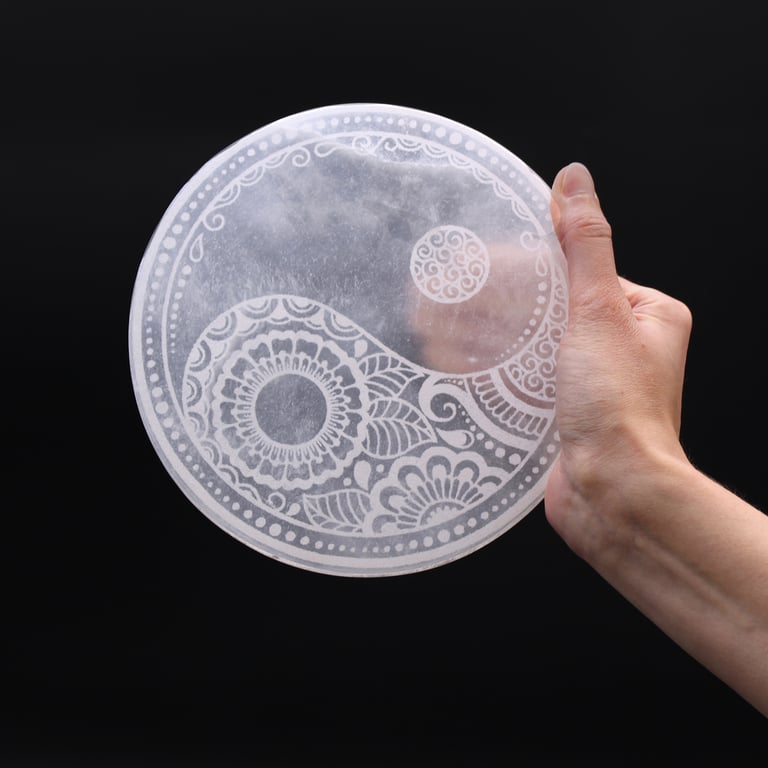 18cm Large Feng Shui Charging Plate - Modern & Energy Efficient