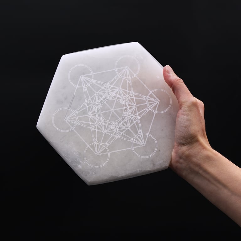 18cm Hexagonal Charging Plate - Multi-Device Compatibility - Direction & Decision