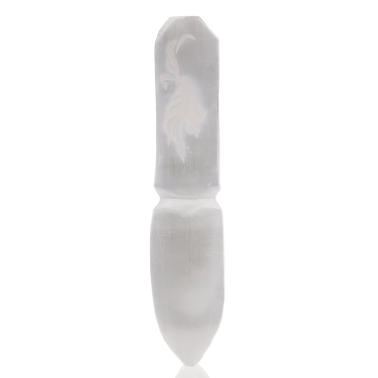 Crystal Healing Knife - Selenite, Past Release Tool