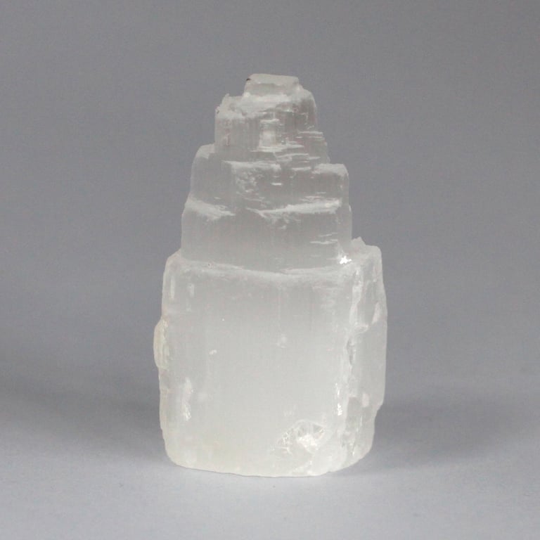 Natural Selenite Tower - 5cm Crystal Healing and Meditation Stone