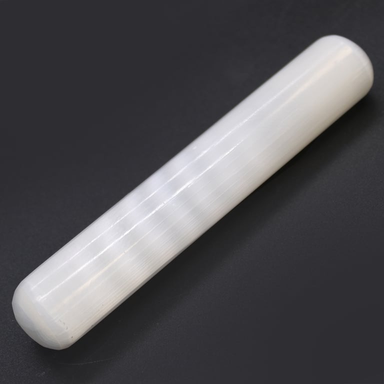 16cm Selenite Crystal Wand - Metaphysical Tool for Home Decor and Energy Healing