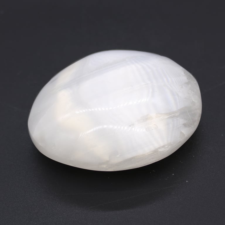 Selenite Palm Stone - 6.5cm Healing Crystal for Energy and Balance