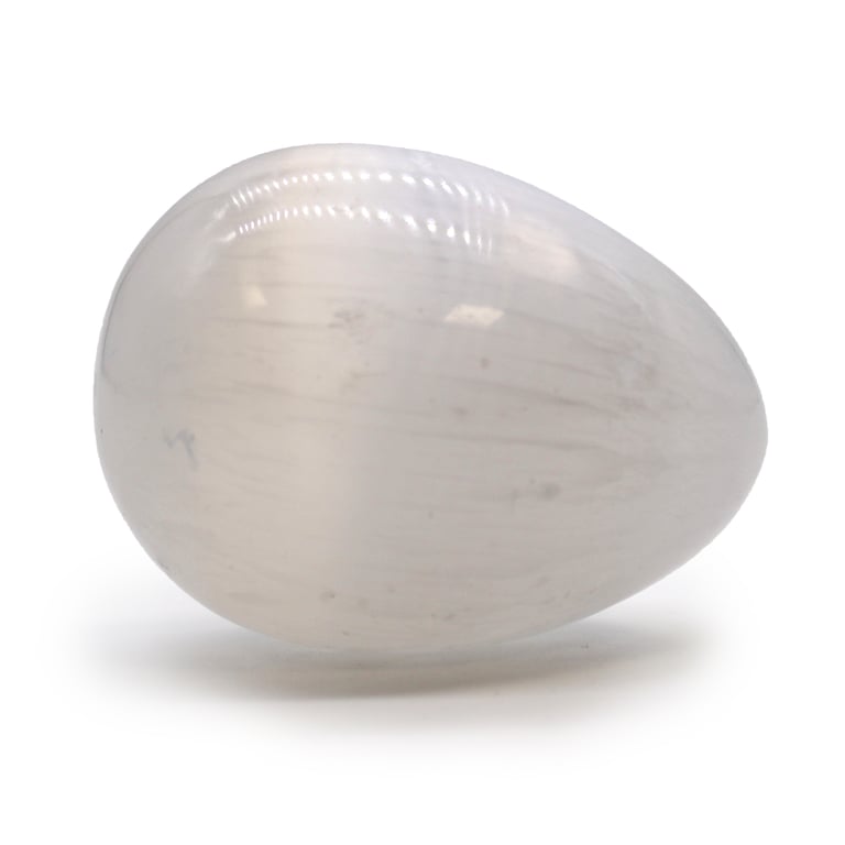 Selenite Egg - Small Metaphysical Healing Crystal - 5-6cm Size