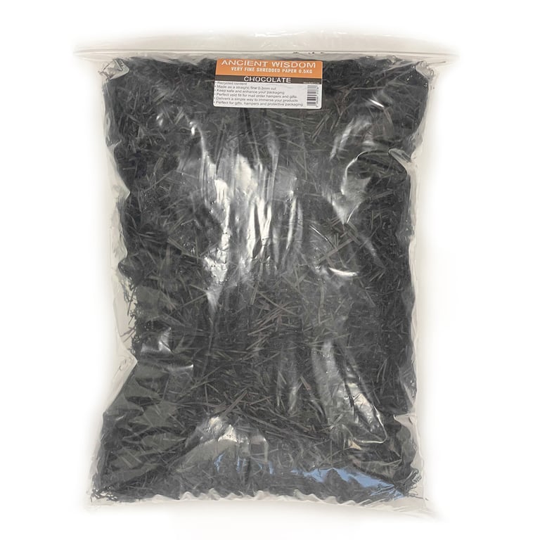 Very Fine Shredded Paper - Chocolate Culinary Grade - 0.5KG Baking Supply