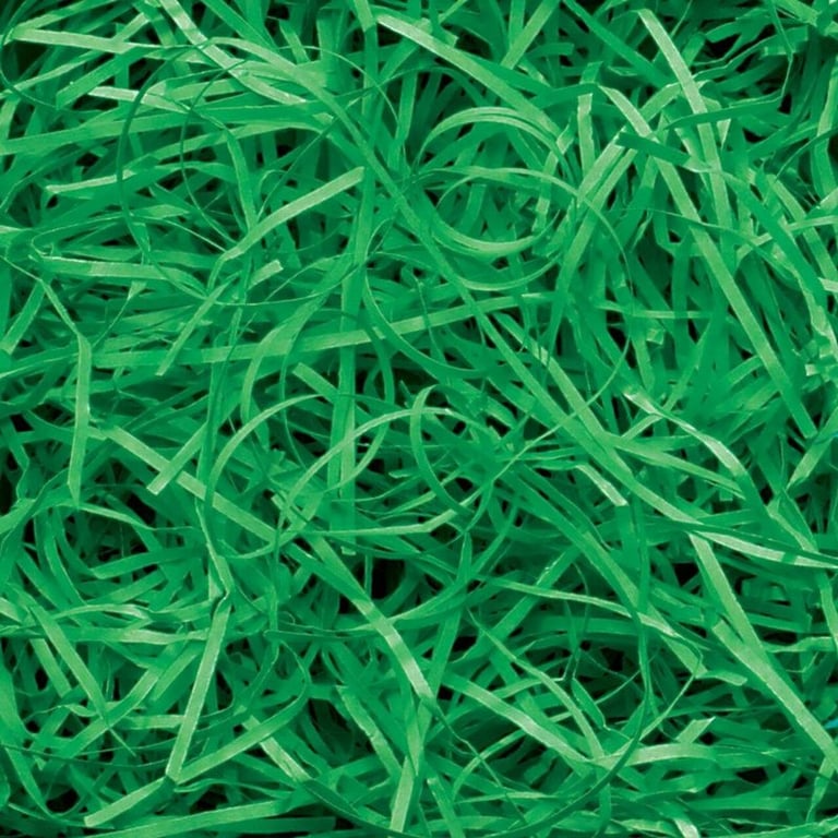 Very Fine Green Shredded Paper - 0.5KG Office Document Shredding Paper