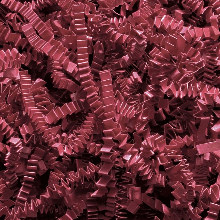 1KG Shredded Paper - Secure, Burgundy, SizzlePak