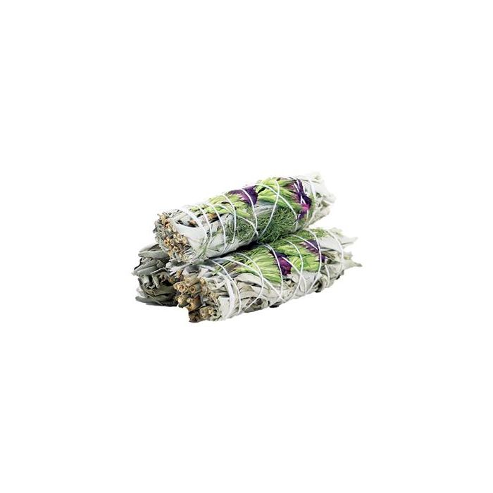 Serene Aura 10cm Natural Sage Smudge Stick for Spiritual Cleansing