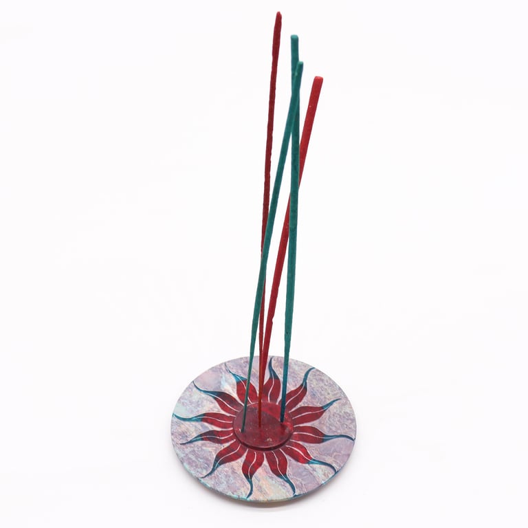 Soapstone Disc Incense Holder - Natural Meditation Companion
